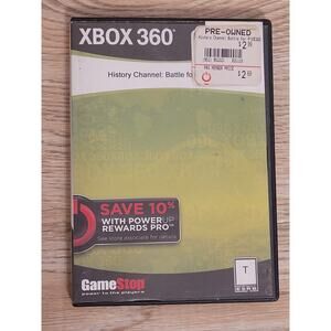 Xbox 360 : History Channel: Battle For the Pacific Disc Only Pre-owned Untested